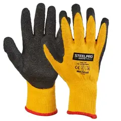STEELPRO - GUANTE MULTIFLEX LATEX AMARILLO T-S