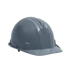 GENERICO - CASCO BUNKER DIELECTRICO GRIS CON RACHET 4 APOYOS