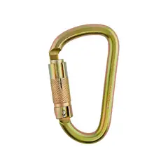 STEELPRO - MOSQUETON CARABINER EN D 45KN 5000LB DOBLE SEGURO