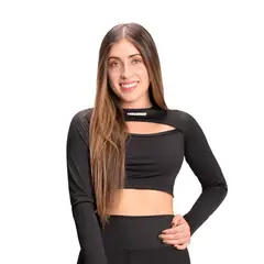 KRUNNER - Top deportivo Black fit para mujer kunner.