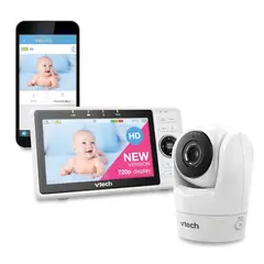 VTECH - Monitor De Video VM901HD Wifi Pantalla Lcd 5 De Bebè