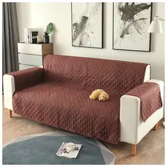 HAPPY BEAR - Combo Protector Sofa 2 y 3 Puestos Microfibra Cafe Beige