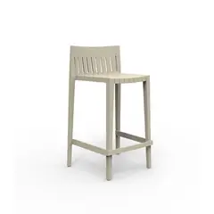 VONDOM - BUTACO BAJO SPRITZ ECRU EN POLIPROPILENO