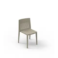 VONDOM - SILLA SPRITZ ECRU EN POLIPROPILENO