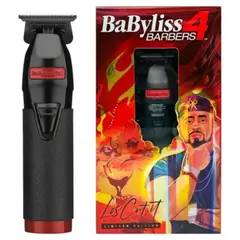 BABYLISS - Patillera Barberology Boost Inalámbrica Roja