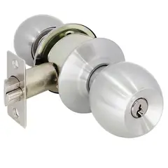 YALE - POMO PARA ALCOBA CROMO SATINADO "CAROLINA"