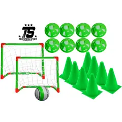 GENERICO - Arcos Futbol, Conos 15 Cm, Balón Kit Entrenamiento Deportivo