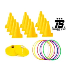GENERICO - Conos Platillos Hula Hula Kit Entrenamientos Deportivos