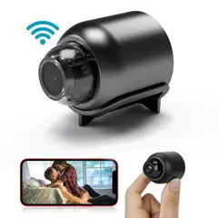 AMERICAN GENERICS - Mini Camara Espia IP X5 WiFi 1080P Gran Angular App Star Eye