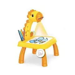 AFM - Mesa De Dibujo Para Niños Con Proyector + 12 Lápiz De Color