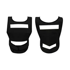 AFM - CHALECO ESCOLTA PARA MOTO NEGRO