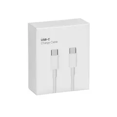 GENERICO - Cable Para Cargador Mac Tipo C Usb-c A Usb-c 2m Blanco