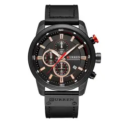 CURREN - Reloj Hombre 8291 Cuarzo Correa De Cuero Lujo