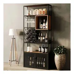 22 GRADOS DECORACION - Bar Kuburan 100x190cm Roble y Metal 22Grados Decoracion