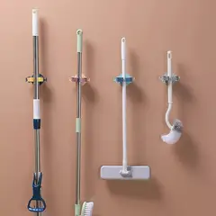 GENERICO - Soporte para escobas traperos gancho adhesivo FK23C-18