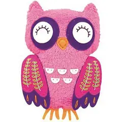 JUGANDO Y EDUCANDO - Juguete Niñas Set De Arte Y Diseño Llavero Búho Tejido