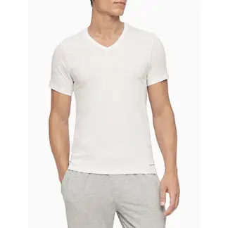 CALVIN KLEIN - Pack De 3 Camisetas Slim Blancas En Algodón
