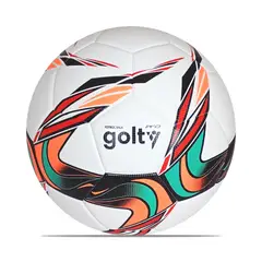 GOLTY - Balón Fútbol Sala Comp Fenix Thermobonded-Blanco