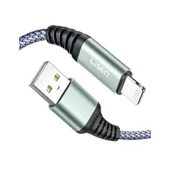 LISEN - Cable Para iPhone Reforzado Mfi Uso Rudo Gris