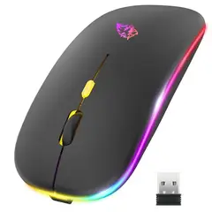 GENERICO - Ratón Inalámbrico Bluetooth 2,4 Ghz Modos Duales Recargable