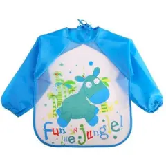 STALION - Babero Delantal Bebés Y Niños De Manga Larga Impermeable - Burrito