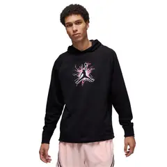 NIKE - Hoodie Dri Fit Graphic Fleece Pullover-Negro