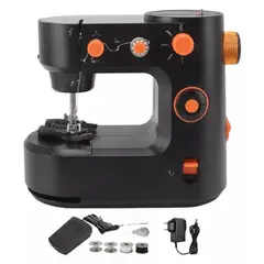GENERICO - Mini Máquina De Coser Portátil Pequeña Y Multifuncional