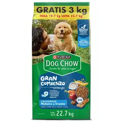 DOG CHOW - SALUD VISIBLE CACHORROS MEDIANOS Y GRANDES