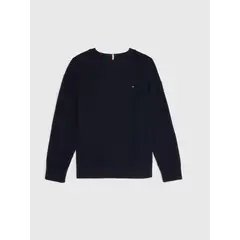 TOMMY HILFIGER - Saco De Niño Essential Punto Gofrado