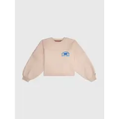 TOMMY HILFIGER - Saco De Niña Cuello Redondo Con Logo