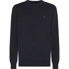 TOMMY HILFIGER - Saco Manga Larga Azul Oscuro Classic Signature