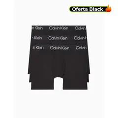 CALVIN KLEIN - Pack De 3 Bóxers Brief Largos Algodon - Modern Structure