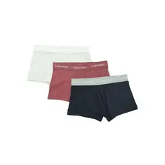 CALVIN KLEIN - Pack De 3 Boxer Low Rise Trunk En Algodón