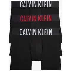 CALVIN KLEIN - Pack De 3 Bóxer Negro De Tallecintura