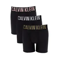 CALVIN KLEIN - Pack De 3 Boxer Negros En Microfibra - Intense Power