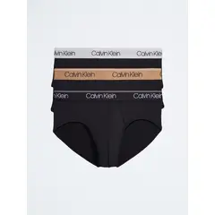 CALVIN KLEIN - Pack De 3 Calzoncillos Negro Microfibra