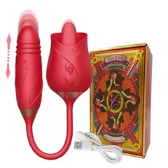 GENERICO - Vibrador Rosa Consolador Punto G Y Clítoris Juguete Sexual-