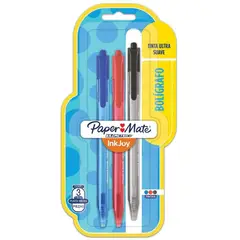 PAPER MATE - Set de Bolígrafos Kilométrico X2 Negro 1Rojo
