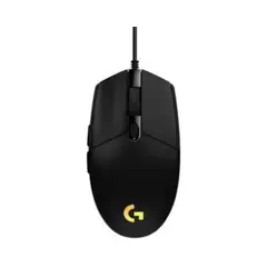 LOGITECH - G203 Mouse Gamer RGB LightSync 6 Botones 200~8000dpi Negro
