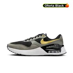 NIKE - Tenis Air Max Systm Nsw Running-Verde/Negro