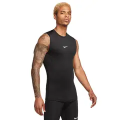 NIKE - Camiseta Esqueleto Dri Fit Top Sl Tight Others-Negro