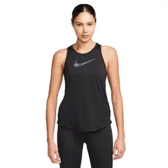 NIKE - Camiseta Esqueleto Dri Fit Swoosh Tops Mujer-Negro