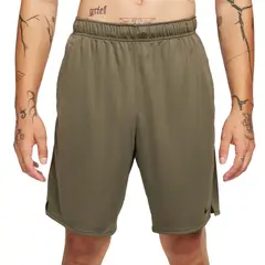 NIKE - Pantaloneta Dri Fit Totality Knit 9"-Verde Oliva