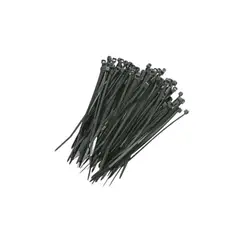 GENERICO - Amarre Abrazadera Plastica 200mm Negro