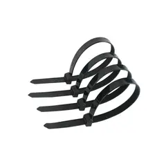 GENERICO - Amarre Abrazadera Plastica 400mm Negro