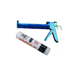 GENERICO - Pistola Calafateo Media Caña + Tubo Silicona