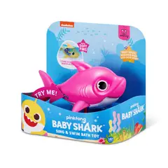 ZURU - Tiburon Juguete Robot Robo Alive Baby Shark Rosa