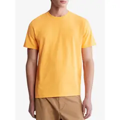 CALVIN KLEIN - Camiseta Con Logo Hombre Naranja