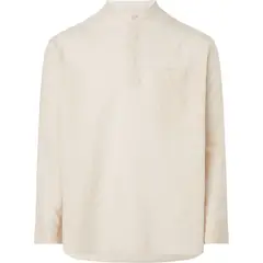 CALVIN KLEIN - Camisa Beige Esencial Para Hombre