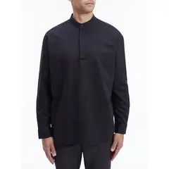 CALVIN KLEIN - Camisa Negra Esencial Para Hombre